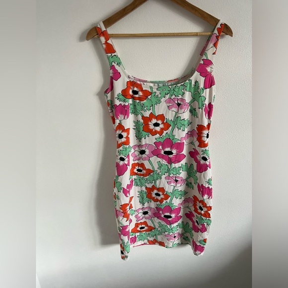 Manuel Canovas Floral White Dress, size 6/8 - Picture 2 of 7